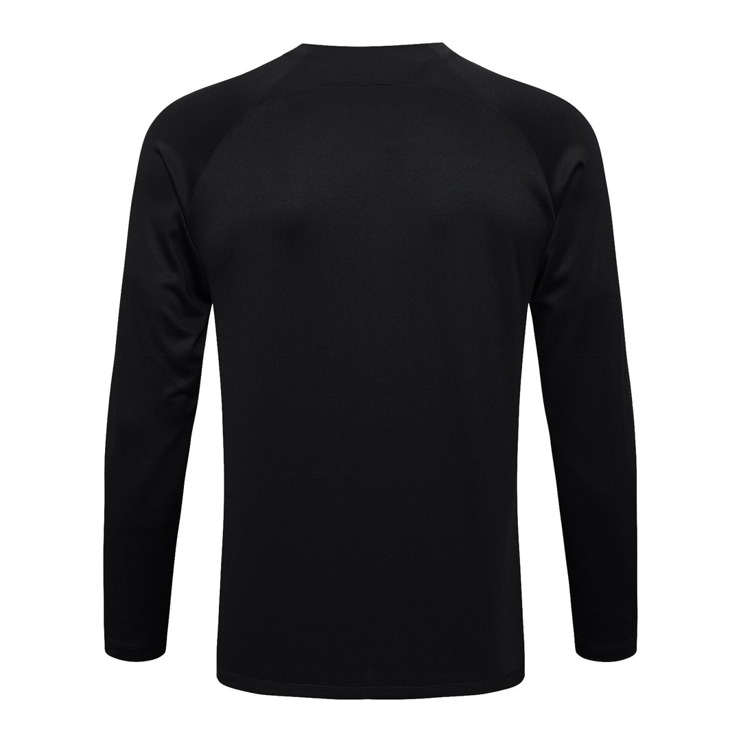 Conjunto Timão Ziper Curto Treino Preto