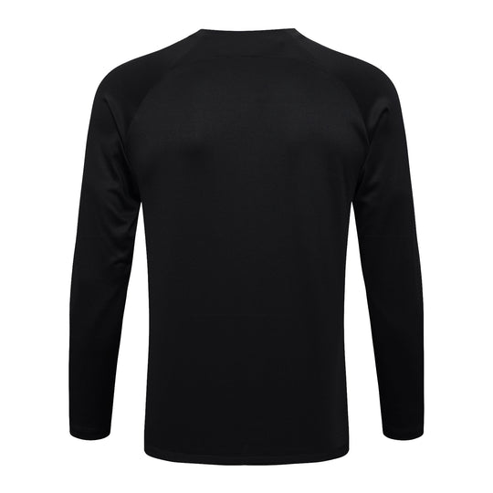 Conjunto Timão Ziper Curto Treino Preto