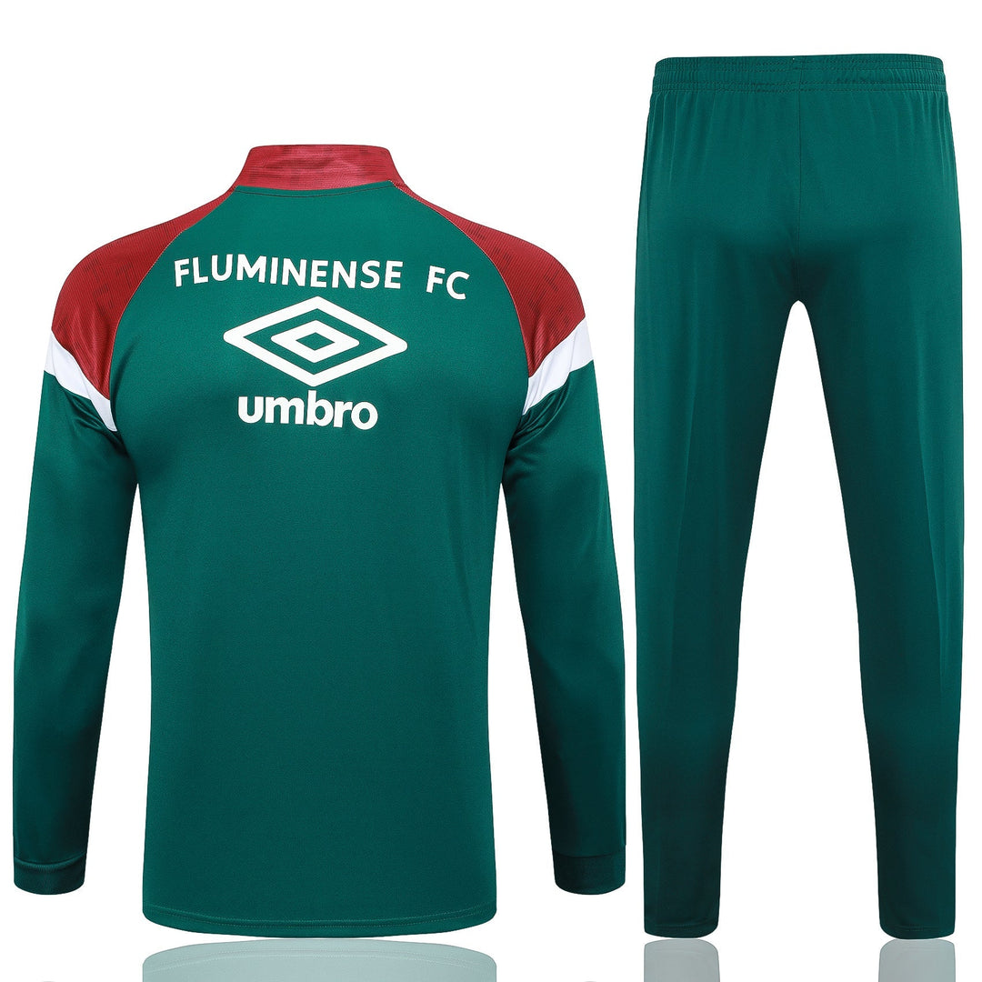 Conjunto Fluminense Zíper Curto Treino 2024/25