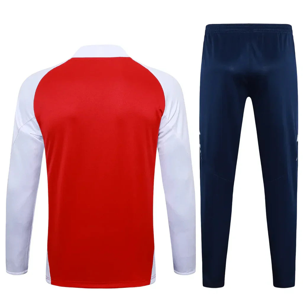 Conjunto Arsenal Zíper Curto Treino Home 2024/25