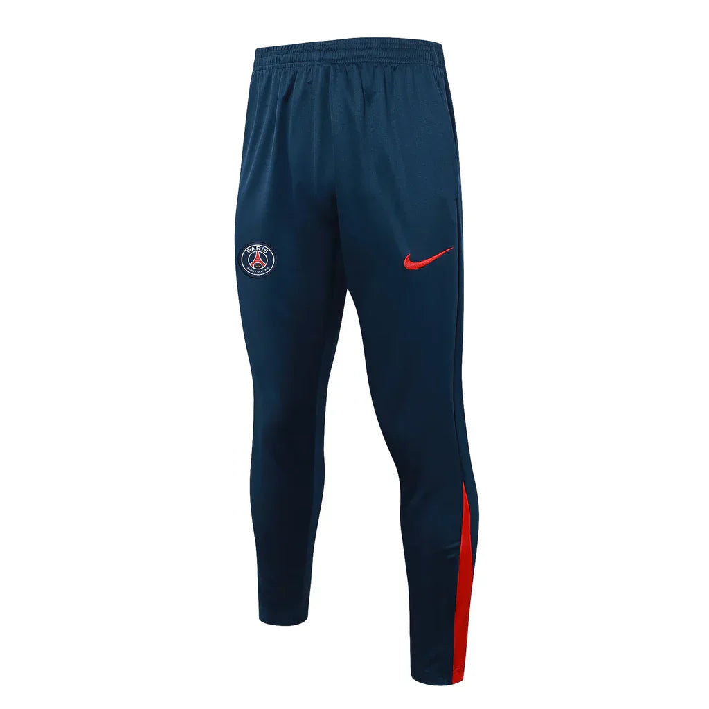 Conjunto Paris Saint Germain Zíper Curto Treino Vermelho e Azul 2024/25