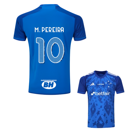 Camisa Cruzeiro M.Pereira 10 2024/25 Home