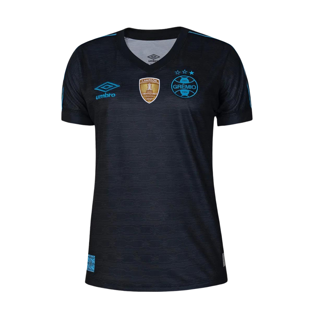 Camisa III Feminina Grêmio Umbro 23/24 Preta