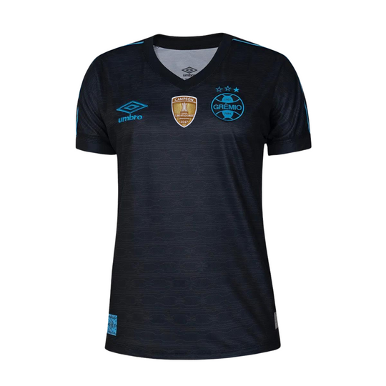 Camisa III Feminina Grêmio Umbro 23/24 Preta