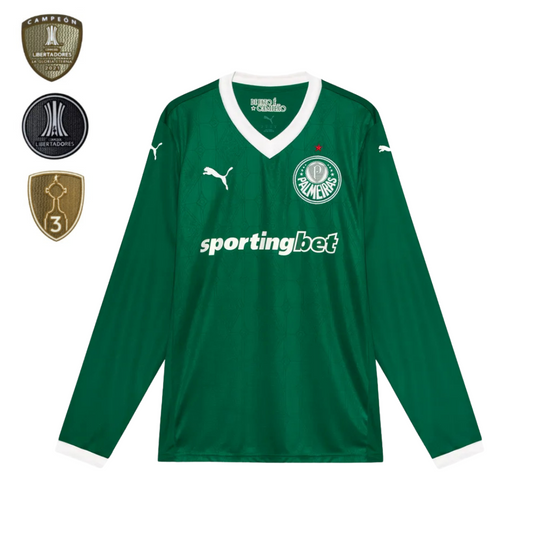Camisa Palmeiras Manga Longa 25/26 Home
