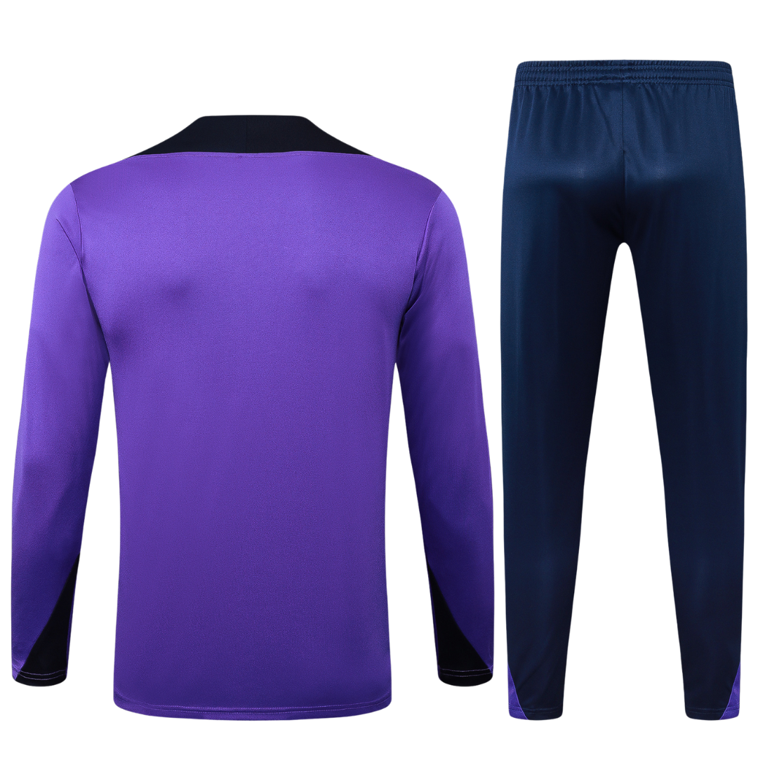 Conjunto Timão Zíper Curto Treino Roxo 2024/25