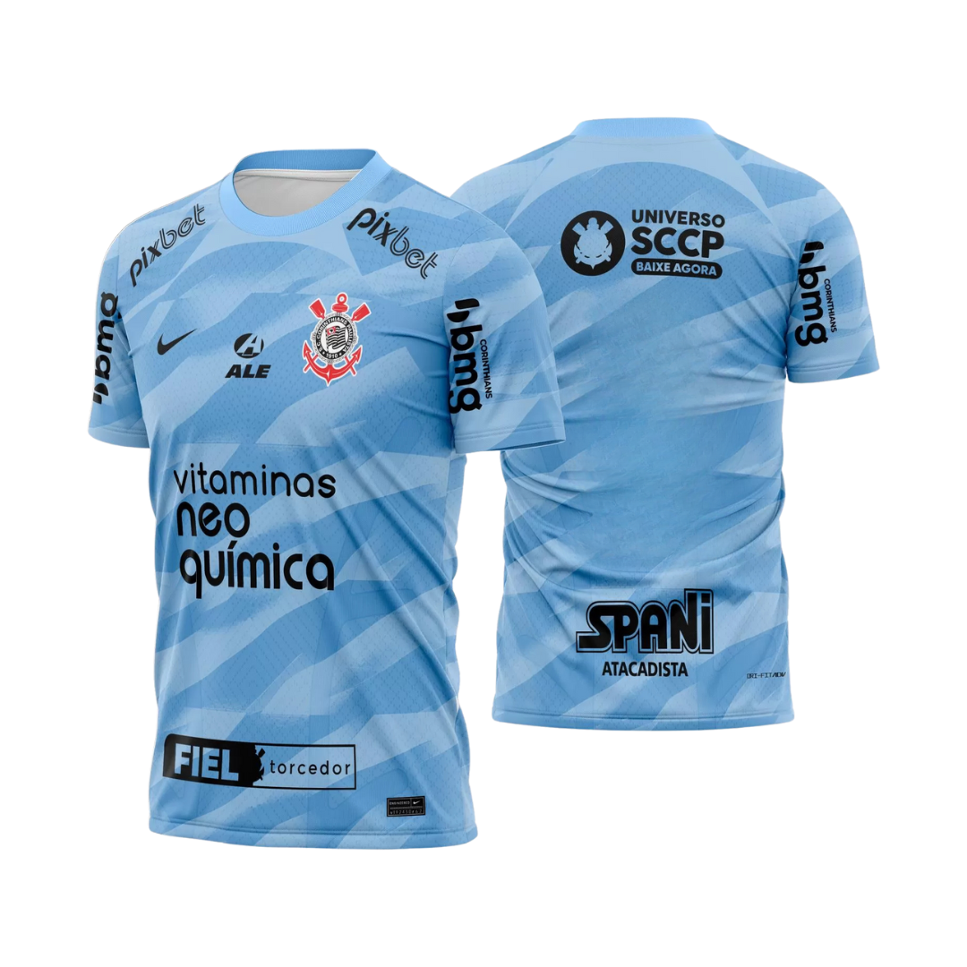 Camisa Timão 2023/24 Cássio Azul