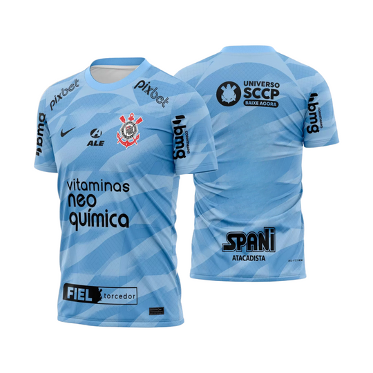 Camisa Timão 2023/24 Cássio Azul