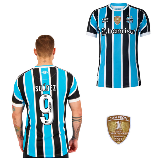 Camisa Grêmio Umbro Suárez 23/24 Home