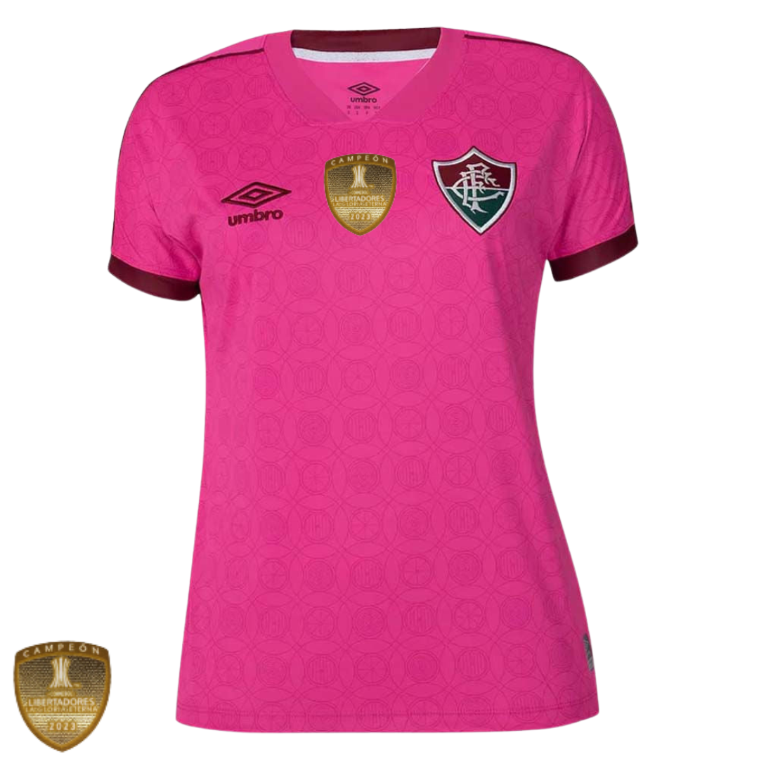 Camisa Feminina Fluminense Umbro 23/24 Outubro Rosa