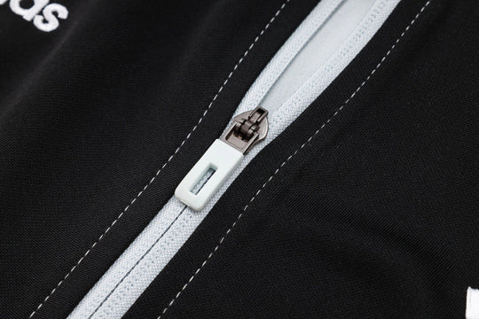 Conjunto Juventus Zíper Longo Cinza