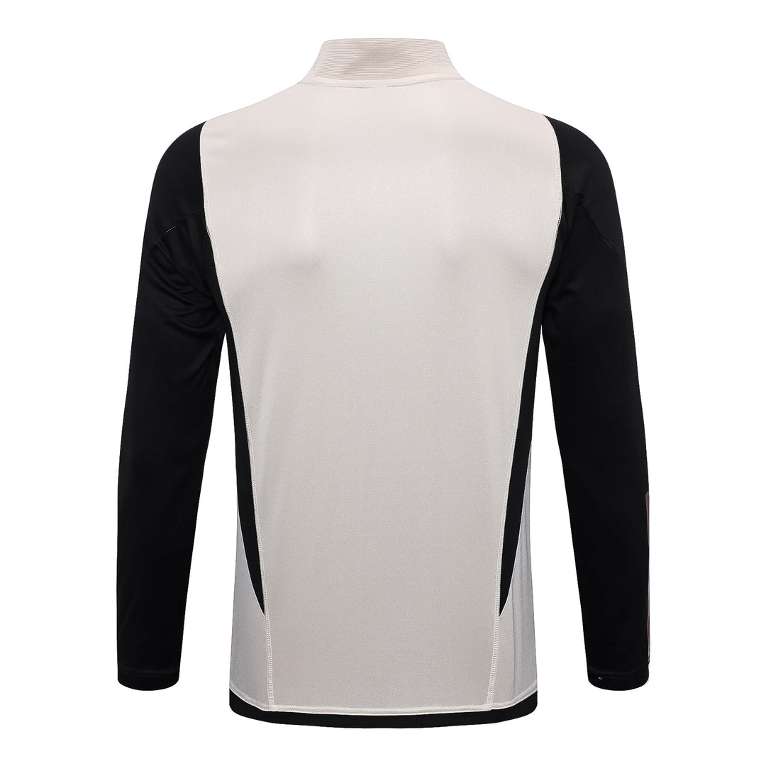 Conjunto Alemanha Ziper Curto Bege