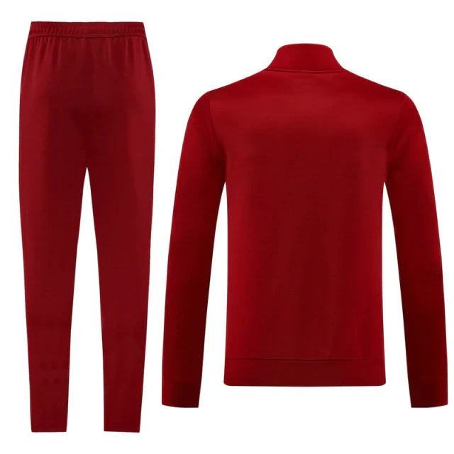 Conjunto Roma Ziper Longo Vermelho