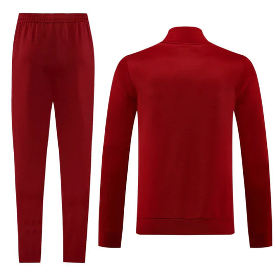 Conjunto Roma Ziper Longo Vermelho